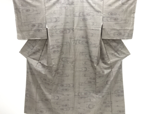 JAPANESE KIMONO / UNUSED DORO OSHIMA TSUMUGI (7 maruki)